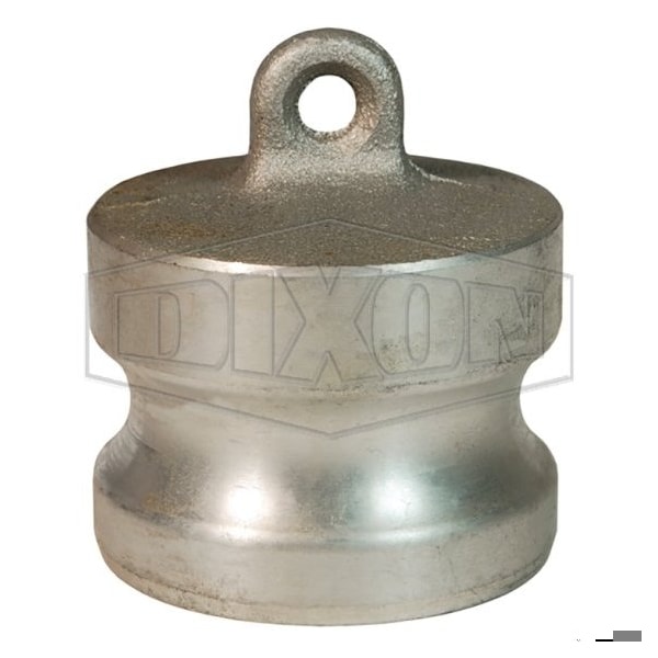 Boss-Lock Type DP Cam and Groove Dust Plug, 8 in Nominal, Aluminum